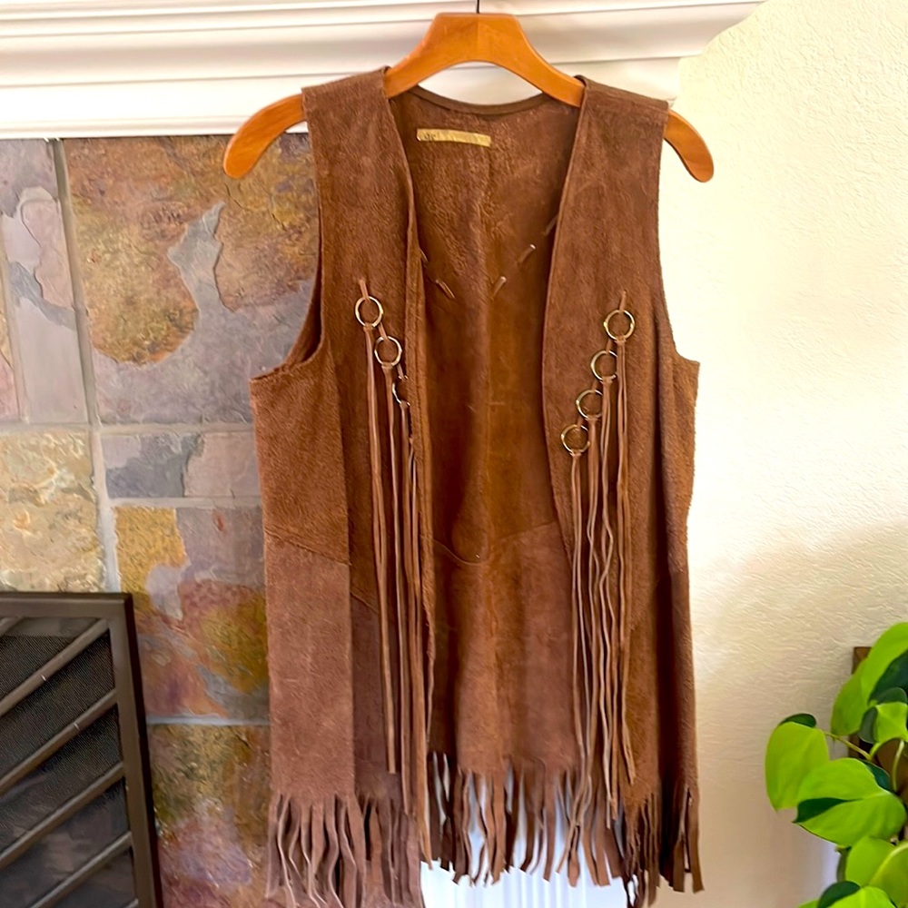 Retro Leather Hippie Vest